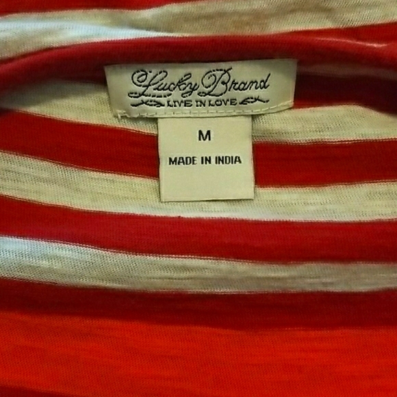 NEW! LUCKY BRAND STRIPED TOP - Picture 7 of 9